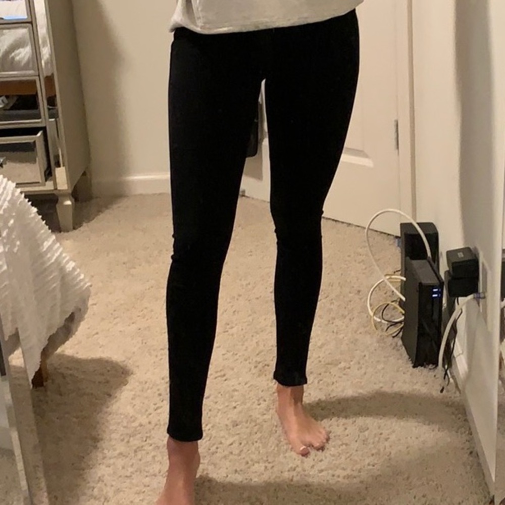 Black skinny Hudson jeans